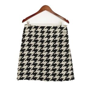 Talbots Houndstooth Skirt